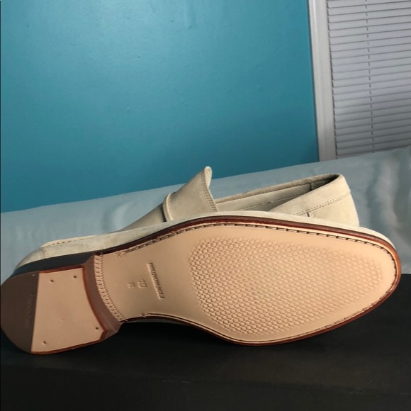 Bruno Magli Tabarro Off White Loafers Italy